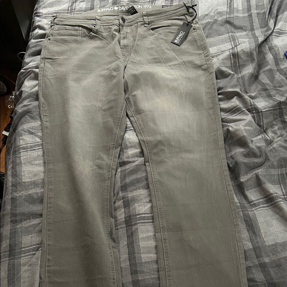 Buffalo David Bitton Charcoal Trousers
